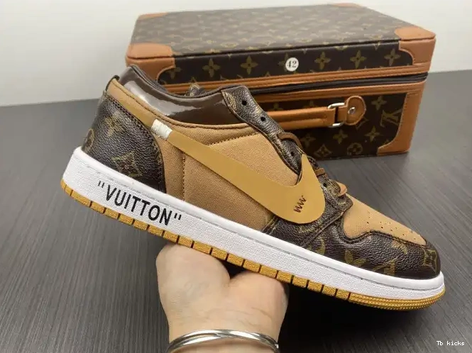 Cheap TBK OW Jordan AJ1 Off-Louis 1 LOW x Air 0623